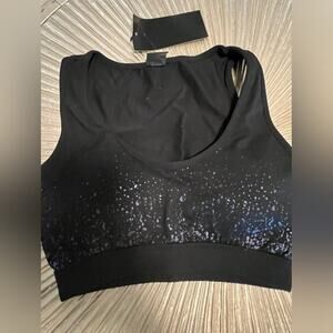 Electric yoga sports bra